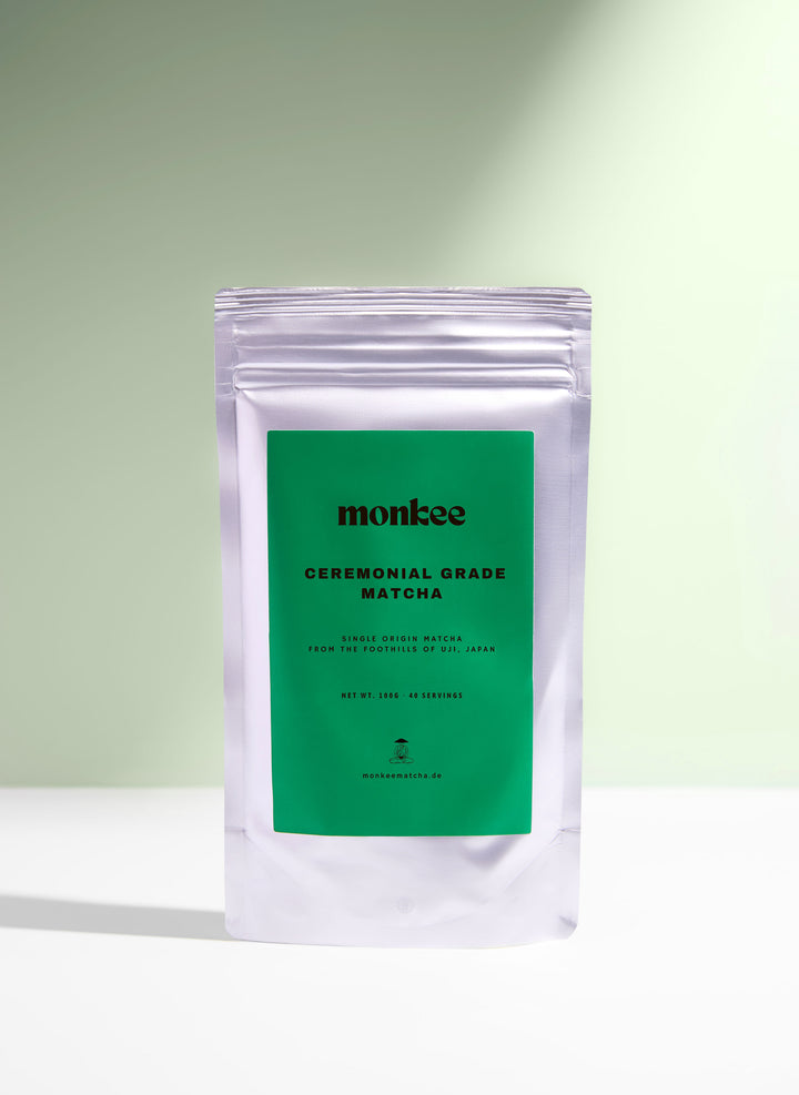 Monkee Matcha Ceremonial Grade 100g – vollmundig, umami, Uji Japan