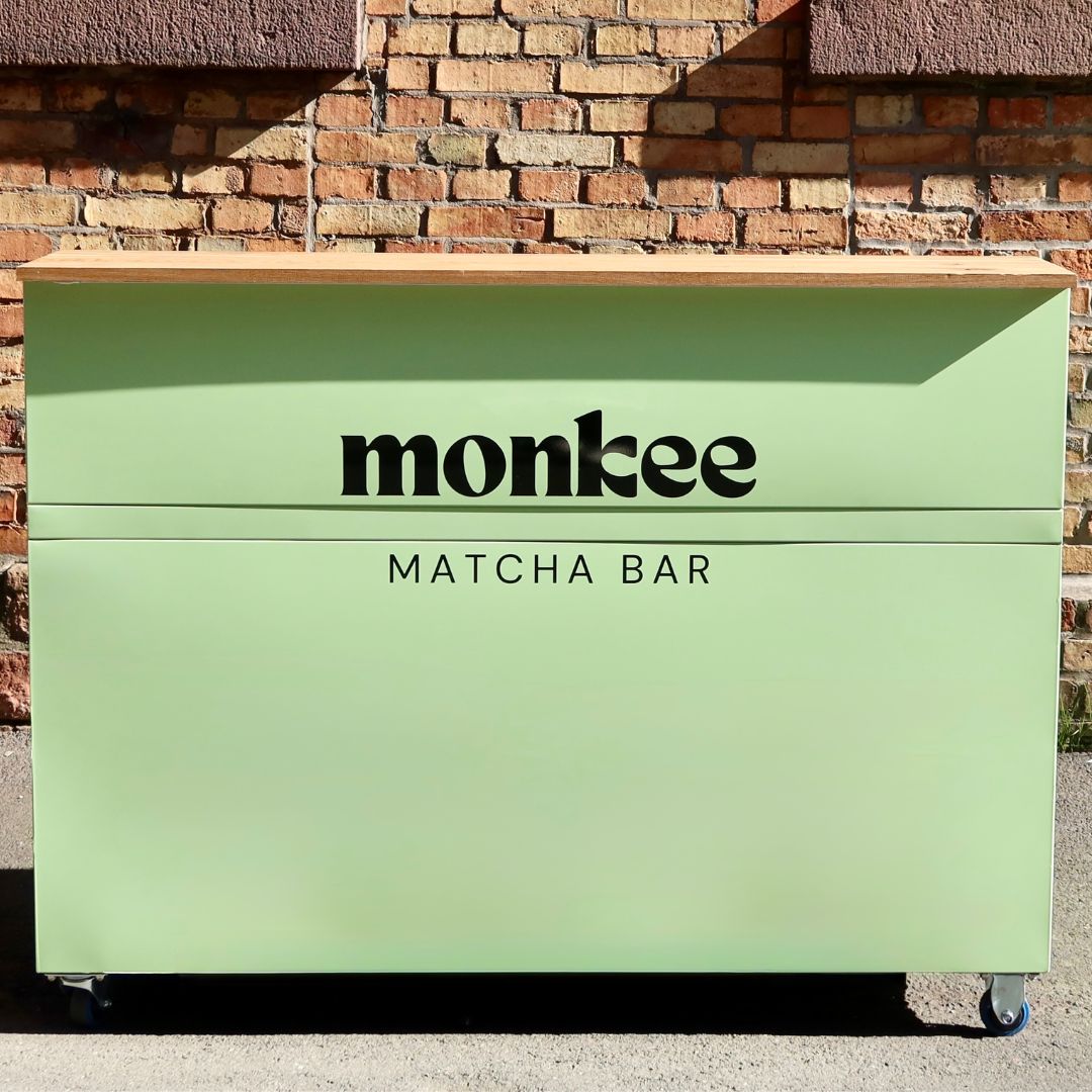 Mobile Matcha Bar von Monkee für Corporate Events, Festivals und Brand Activations