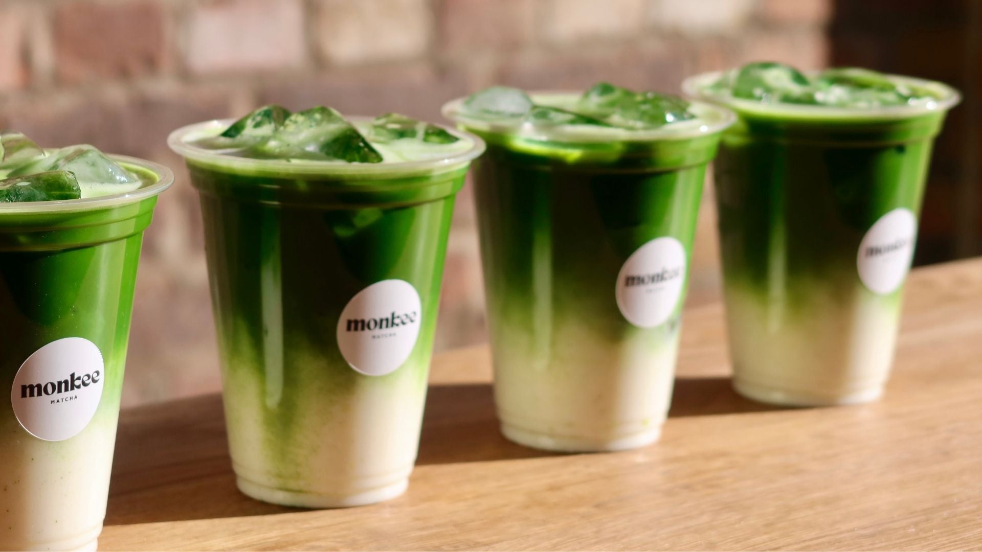Iced Matcha Lattes von Monkee Matcha Bar bei Brand Activation Event