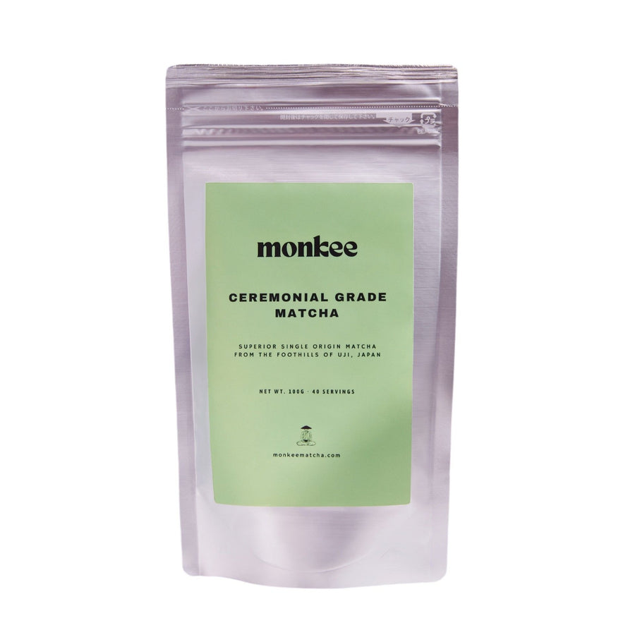 Superior Ceremonial Grade Matcha Pulver 100g Beutel – Monkee Matcha